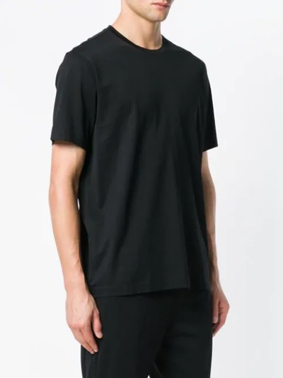 Shop Z Zegna Shortsleeved T-shirt In Black