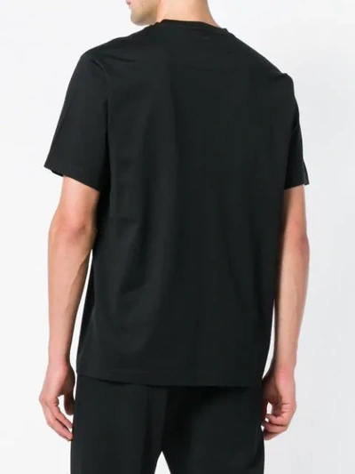 Shop Z Zegna Shortsleeved T-shirt In Black