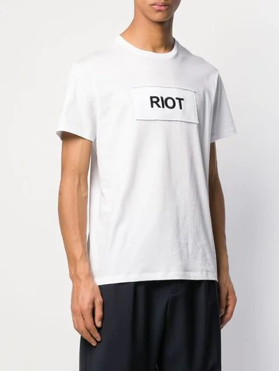 Nº21 RIOT T-SHIRT - 白色