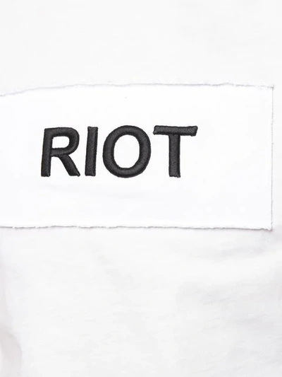 Nº21 RIOT T-SHIRT - 白色