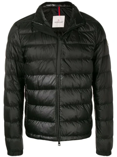 Shop Moncler Classic Puffer Jacket In Black