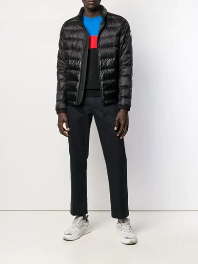 Shop Moncler Classic Puffer Jacket In Black