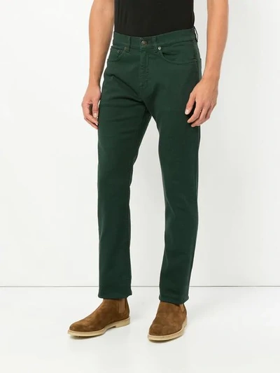 Shop Cerruti 1881 Slim-fit Jeans In Green