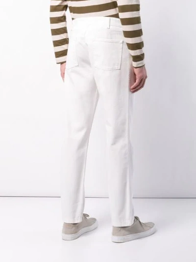 NORSE PROJECTS EDVARD斜纹布长裤 - 白色