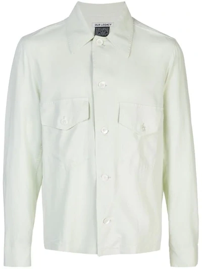 Shop Our Legacy Loan Shirt Jacket - White