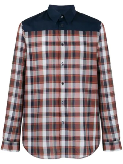 Shop N°21 Check Shirt In Brown