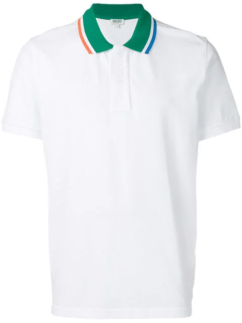 color block polo shirt