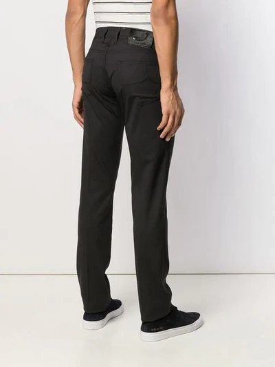 Shop Jacob Cohen Slim-fit Trousers - Black