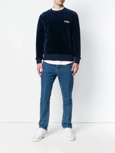 Shop Ami Alexandre Mattiussi Slim Fit Jeans In Blue