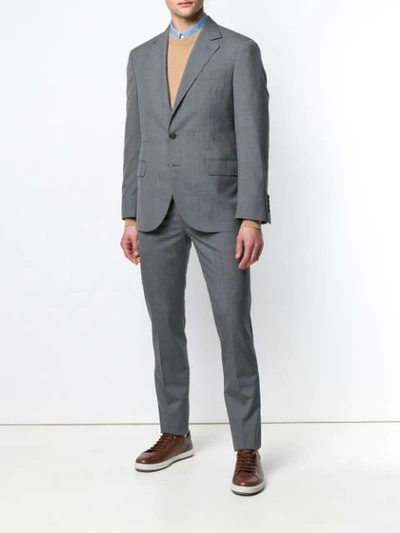 Brunello Cucinelli Slim-fit Tailored Trousers In Grey
