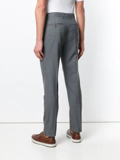 Brunello Cucinelli Slim-fit Tailored Trousers In Grey