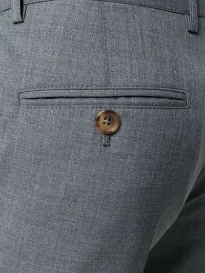 Brunello Cucinelli Slim-fit Tailored Trousers In Grey
