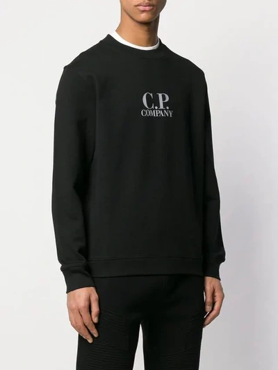 CP COMPANY LOGO SWEATSHIRT - 黑色