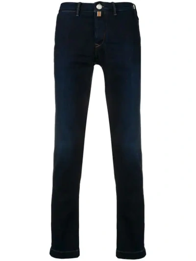 Shop Jacob Cohen Lion Slim-fit Jeans - Blue