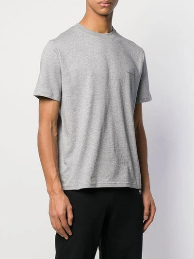 Shop Balenciaga Logo Print T-shirt In Grey
