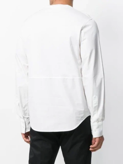Shop Dsquared2 Hybrid Shirt Top In White