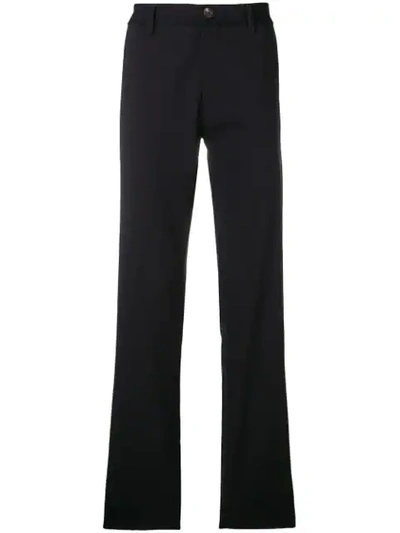 Shop Ziggy Chen Classic Formal Trousers - Black