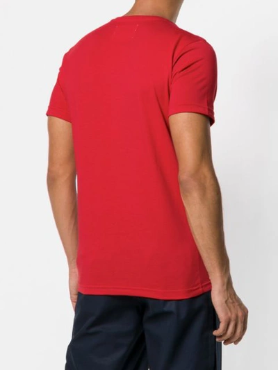 Shop Iceberg Logo Embroidered T-shirt In Red