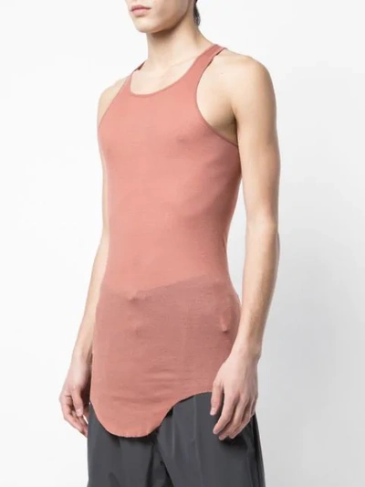 Shop Rick Owens Basic Tank Top In Red