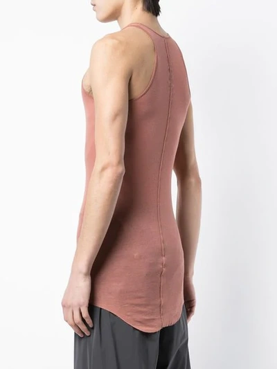 Shop Rick Owens Basic Tank Top In Red