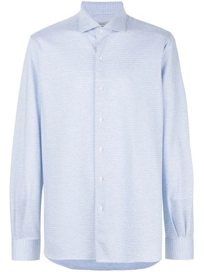 Shop Orian Slim-fit Button Shirt - Blue