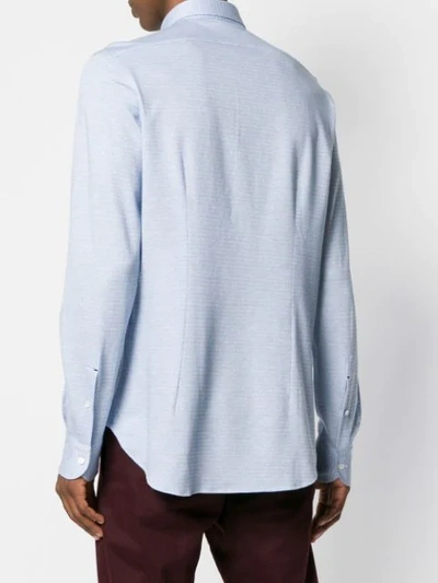 Shop Orian Slim-fit Button Shirt - Blue