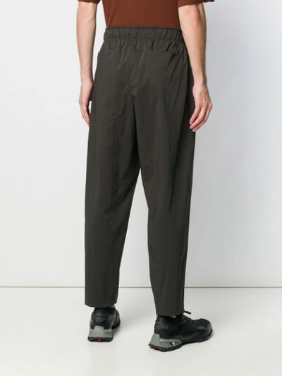 Shop Attachment Drop-crotch Trousers - Black