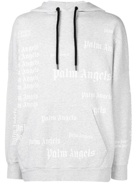 palm angels grey hoodie