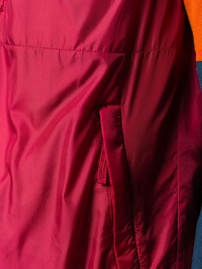 Aspesi Zipped Gilet Jacket In Red