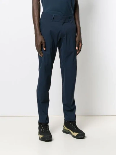 Shop Arc'teryx Veilance Tapered Trousers - Blue