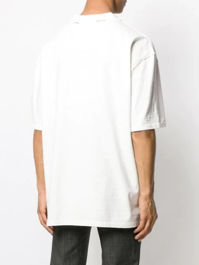 Shop Maison Margiela M Spade T-shirt In 101 White