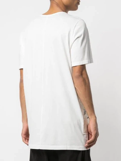 RICK OWENS DRKSHDW CONTRAST PRINT T-SHIRT - 白色