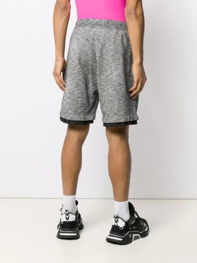 Shop Dsquared2 Classic Track Shorts In Grey