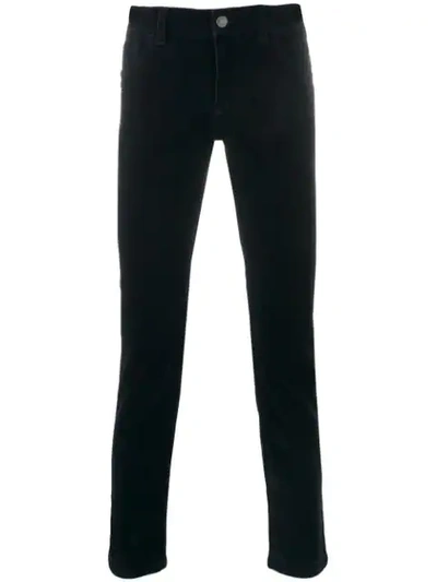 Shop Dolce & Gabbana Slim-fit Trousers In Blue