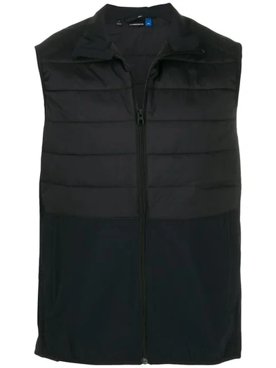 Shop J. Lindeberg J.lindeberg Hybrid Vest - Black