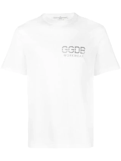 Shop Golden Goose Deluxe Brand Logo T-shirt - White