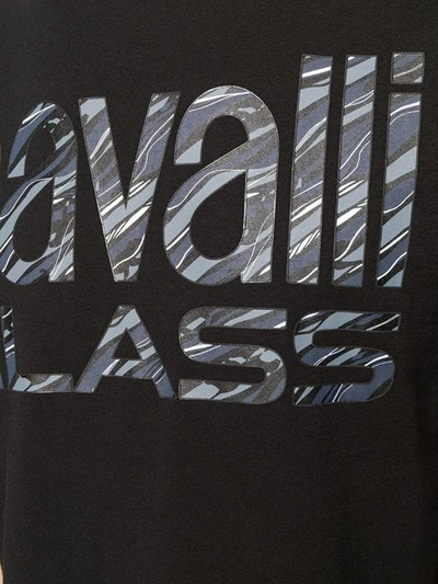 Shop Cavalli Class Logo T In Black