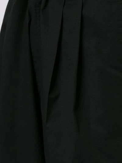 Shop Lemaire Wide Leg Trousers In Black
