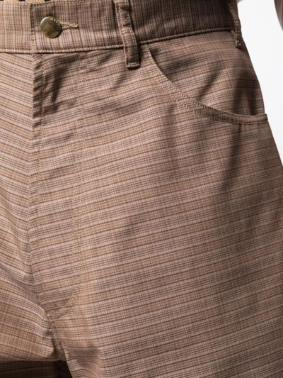Shop Marni High Waisted Wide Leg Trousers - 002f Beige/brown 1307s