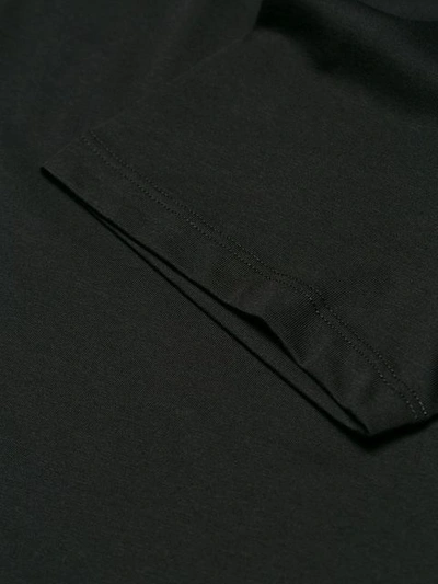 Shop Versace Chest Logo T-shirt In Black
