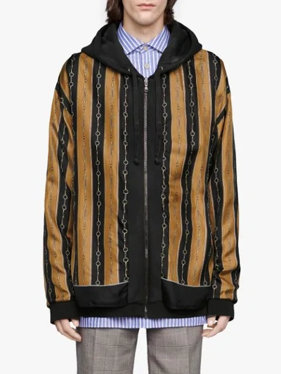 Shop Gucci Reversible Sweatshirt With Interlocking G In Black