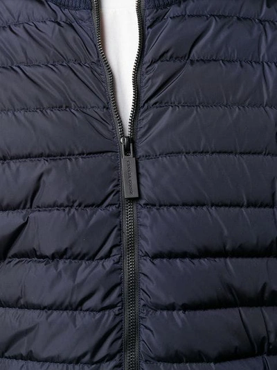 Shop Canada Goose Padded Front Jacket In Blue