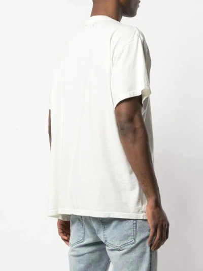 Shop Amiri Smoke T-shirt In Marshmellow