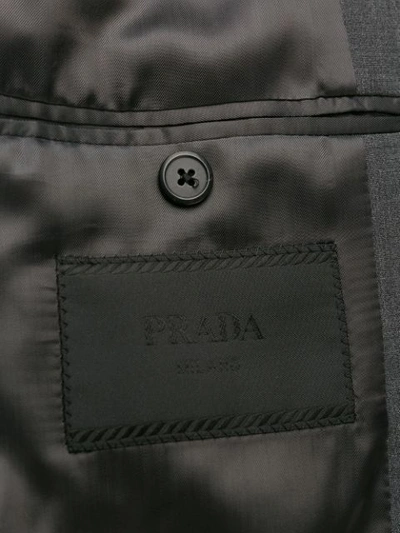 Shop Prada Formal Suit In Grey
