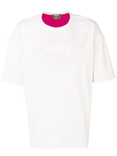 Shop Calvin Klein 205w39nyc Jaws T-shirt In White
