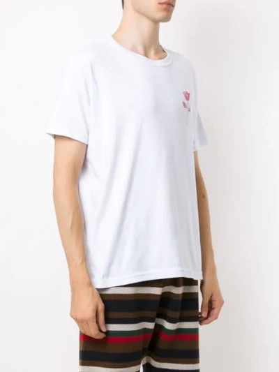 Shop Osklen T-shirt With Print Detail In White