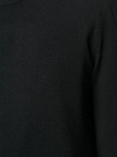 Roberto Collina Long-sleeve Fitted Sweater In Black