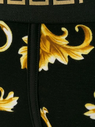 Shop Versace Barocco Print Boxers In A732