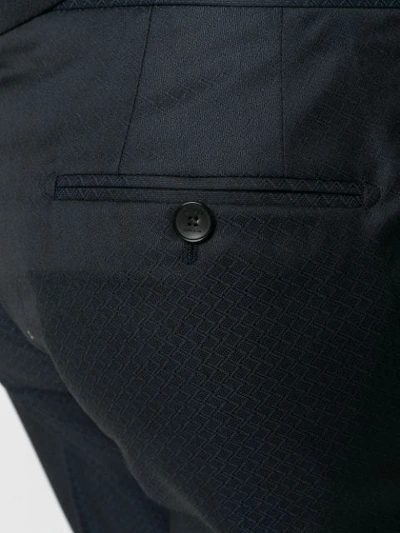 Shop Etro One Button Suit In Blue