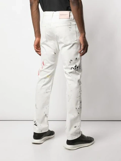 Shop Lost Daze Painter Jeans In White